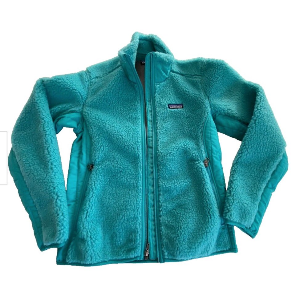 Patagonia Retro-X Jacket Rare Turquoise color Womens Small - Never Worn